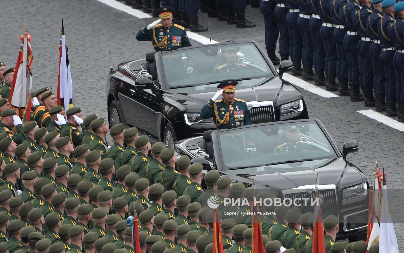 Военный парад в честь 76-й годовщины Победы 