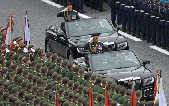 Военный парад в честь 76-й годовщины Победы 