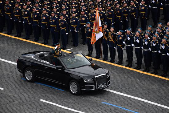 Военный парад в честь 76-й годовщины Победы 