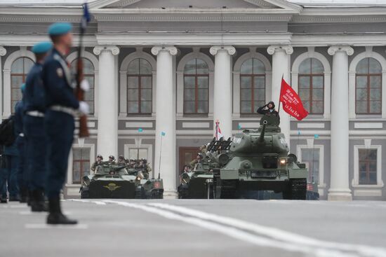 Военный парад в городах России, посвящённый 76-й годовщине Победы