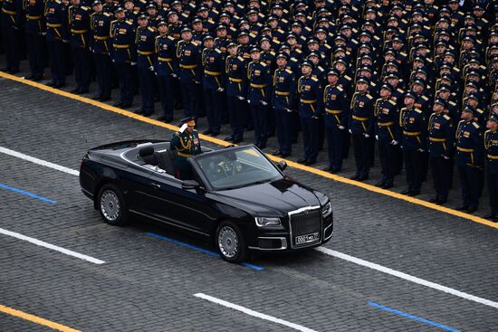 Военный парад в честь 76-й годовщины Победы 