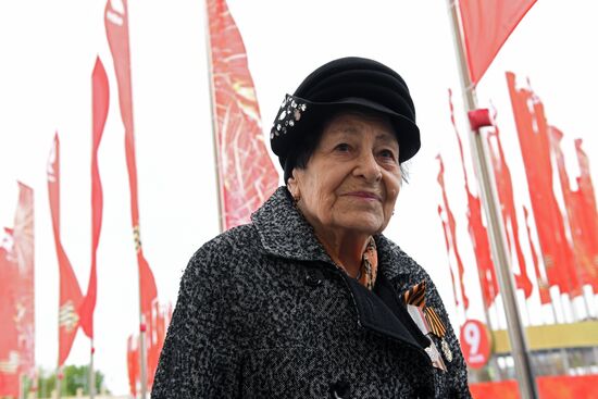 Празднование Дня Победы в Москве 