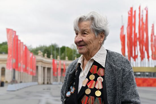 Празднование Дня Победы в Москве 