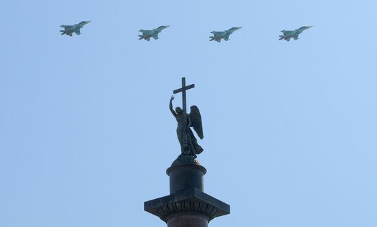 Военный парад в городах России, посвящённый 76-й годовщине Победы