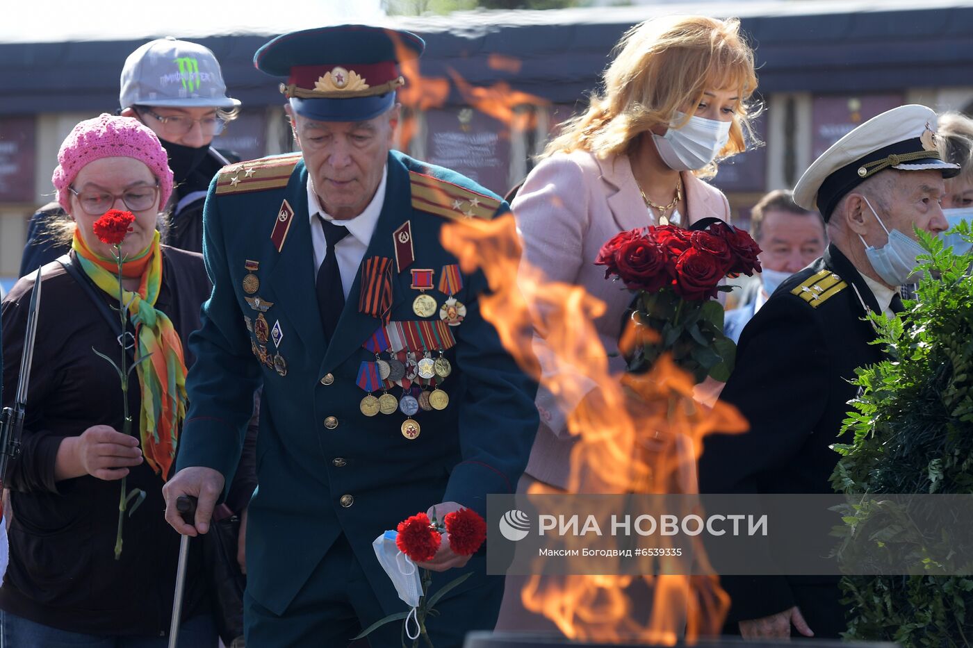 Празднование Дня Победы в регионах России