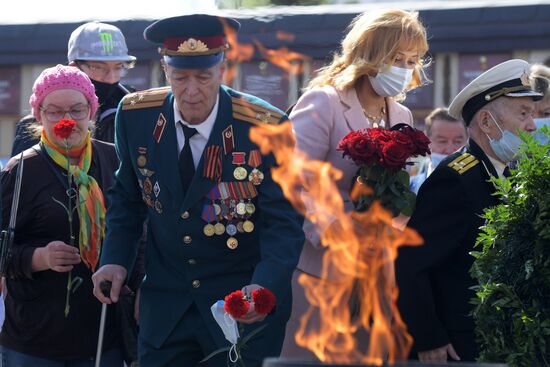 Празднование Дня Победы в регионах России