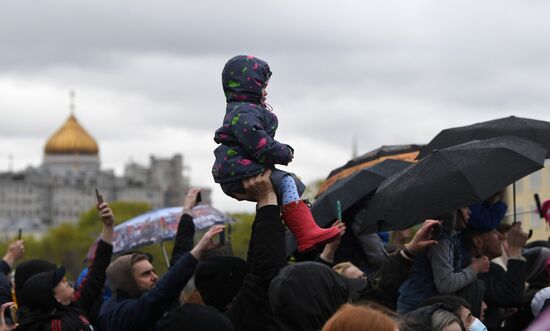 Празднование Дня Победы в Москве