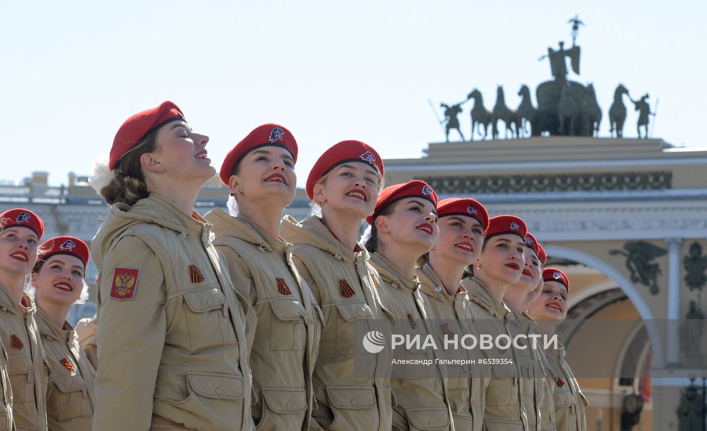 Военный парад в городах России, посвящённый 76-й годовщине Победы