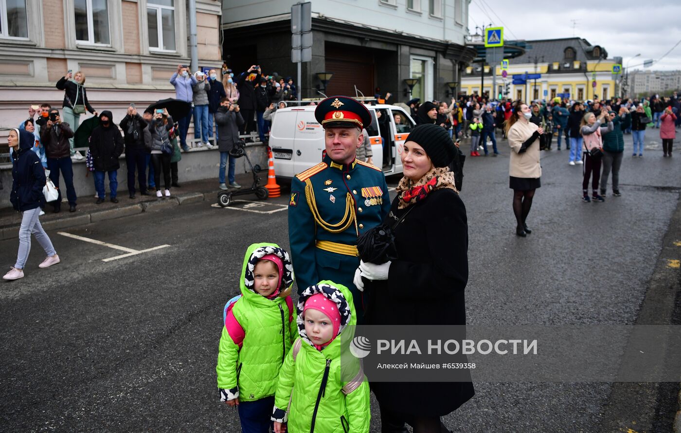 Празднование Дня Победы в Москве