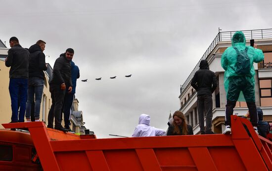 Празднование Дня Победы в Москве