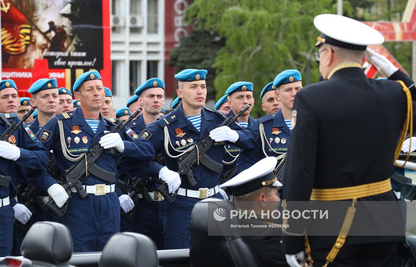 Военный парад в городах России, посвящённый 76-й годовщине Победы