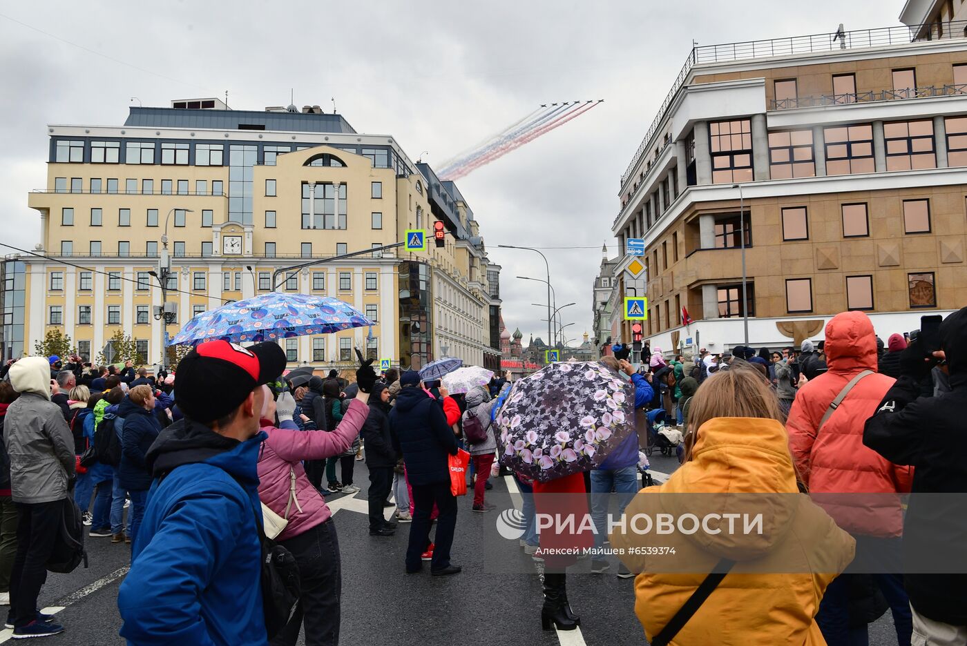 Празднование Дня Победы в Москве