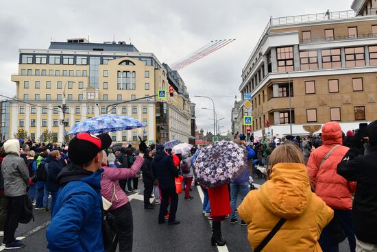 Празднование Дня Победы в Москве