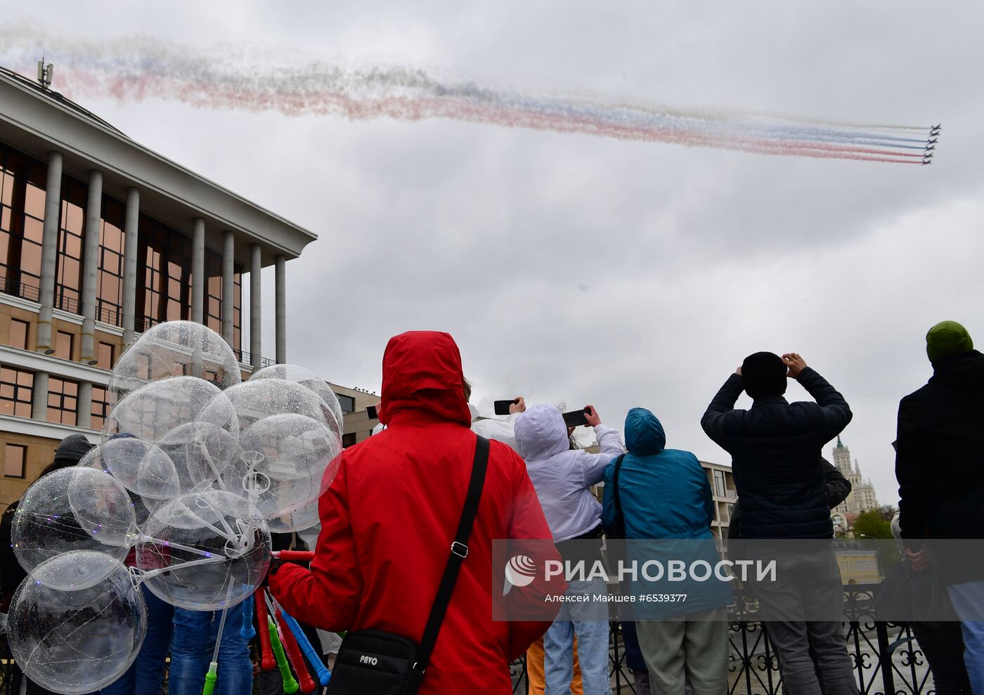 Празднование Дня Победы в Москве