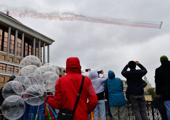 Празднование Дня Победы в Москве