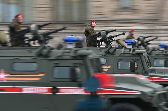 Военный парад в честь 76-й годовщины Победы 