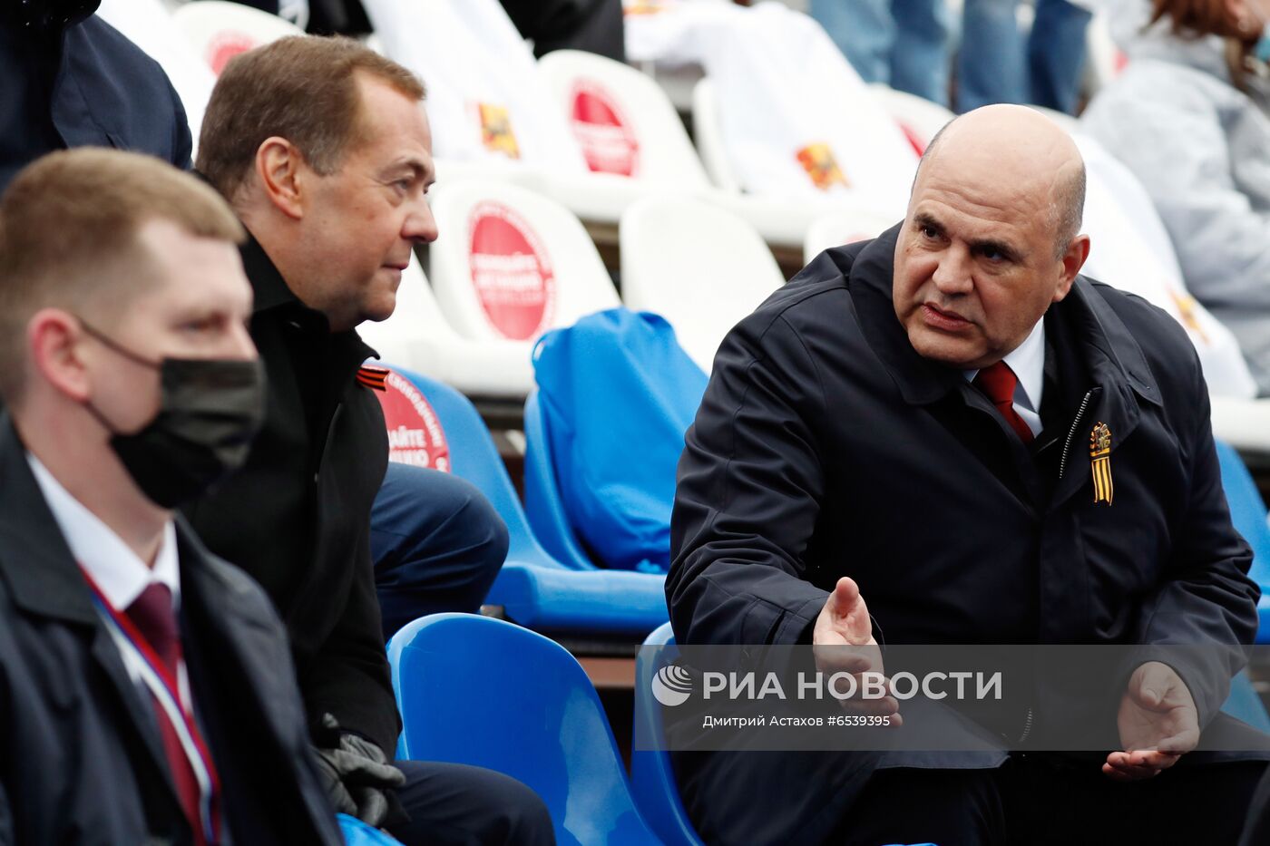 Президент РФ В. Путин на военном параде в честь 76-й годовщины Победы в ВОВ