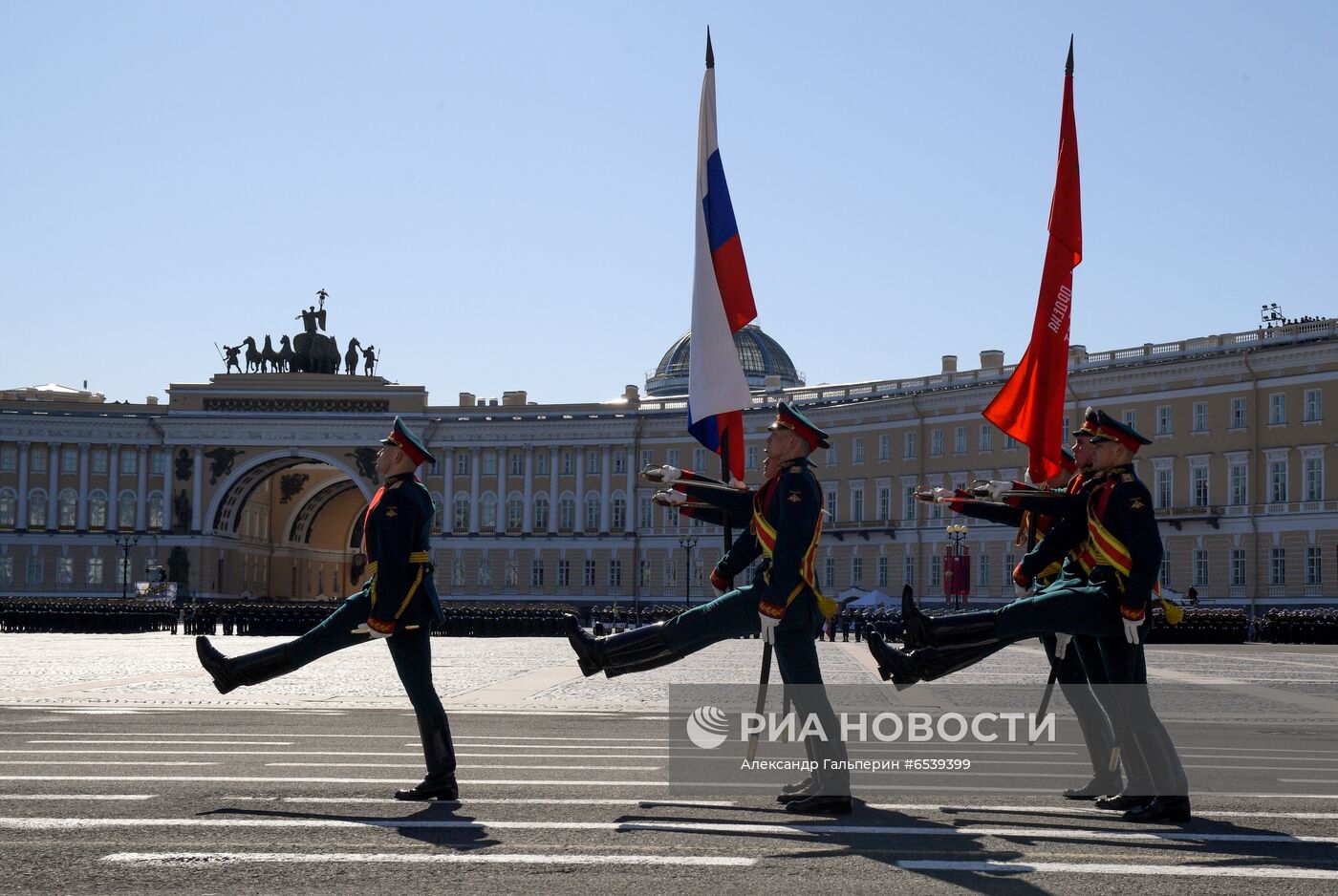 Военный парад в городах России, посвящённый 76-й годовщине Победы