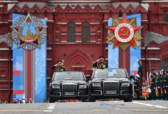 Военный парад в честь 76-й годовщины Победы 