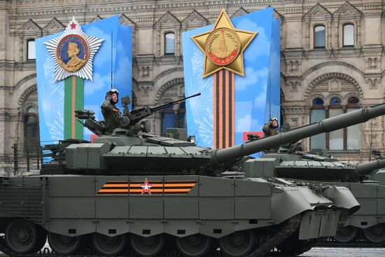 Военный парад в честь 76-й годовщины Победы 