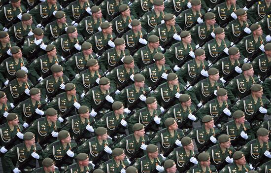 Военный парад в честь 76-й годовщины Победы 