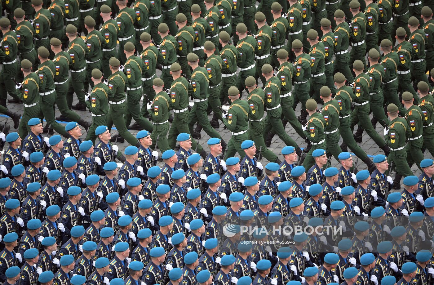 Военный парад в честь 76-й годовщины Победы