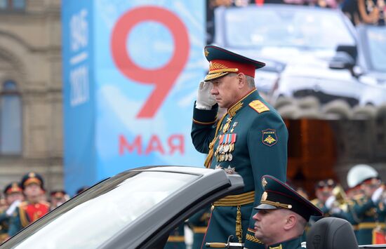 Военный парад в честь 76-й годовщины Победы 