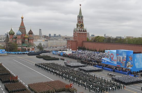Военный парад в честь 76-й годовщины Победы 