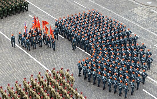 Военный парад в честь 76-й годовщины Победы 