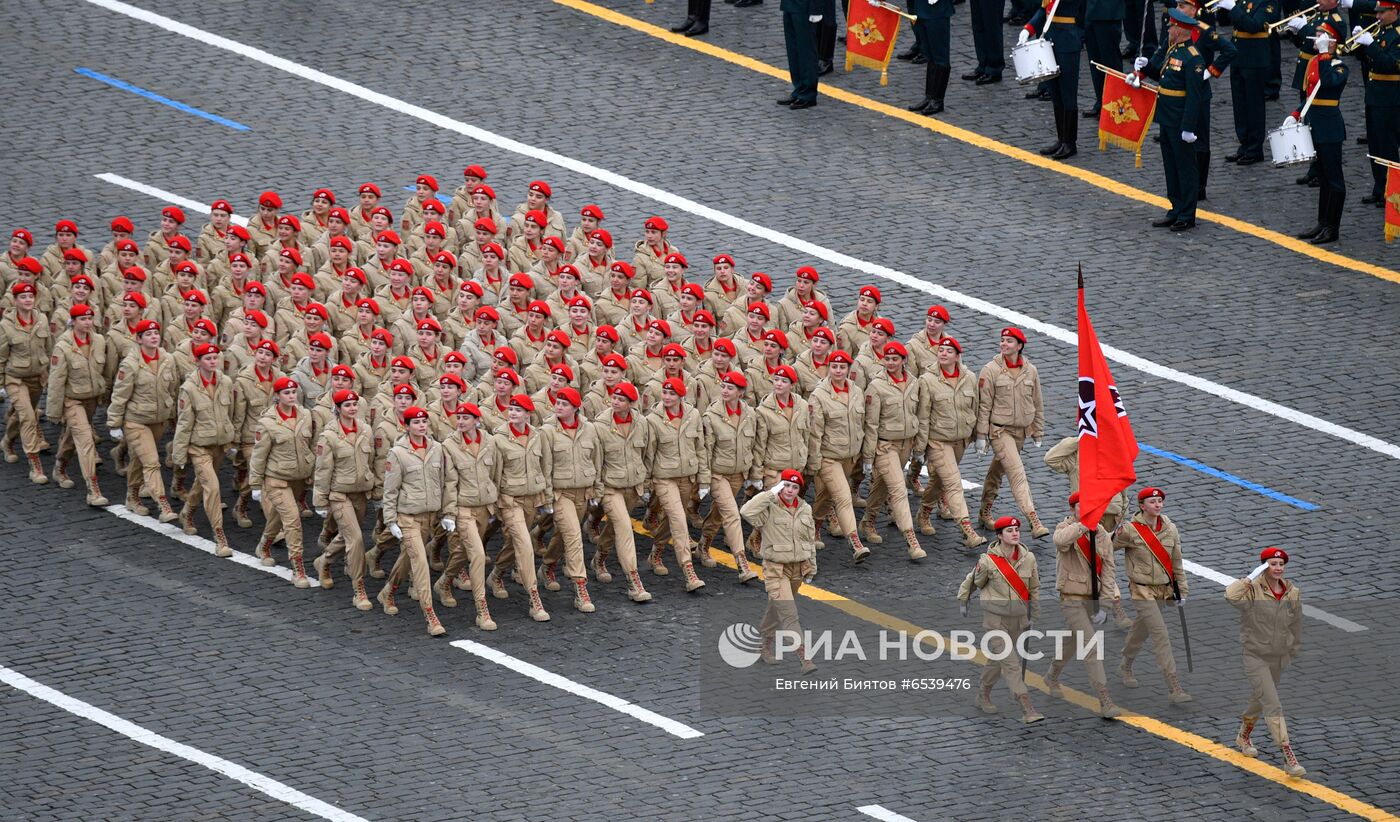 Военный парад в честь 76-й годовщины Победы 