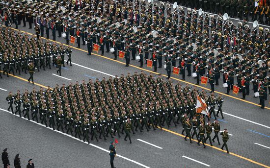 Военный парад в честь 76-й годовщины Победы 