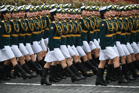 Военный парад в честь 76-й годовщины Победы 