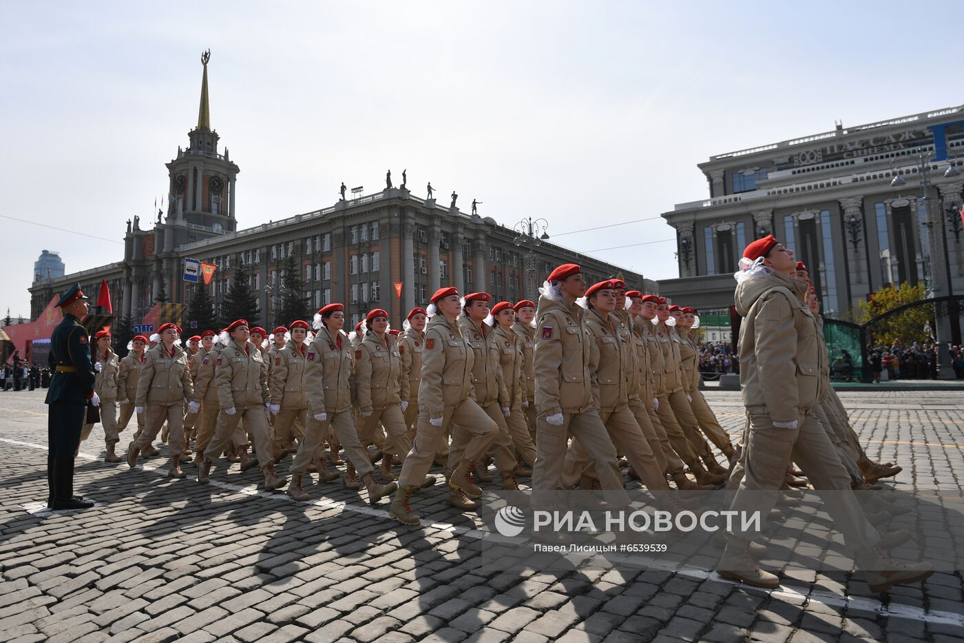 Военный парад в городах России, посвящённый 76-й годовщине Победы