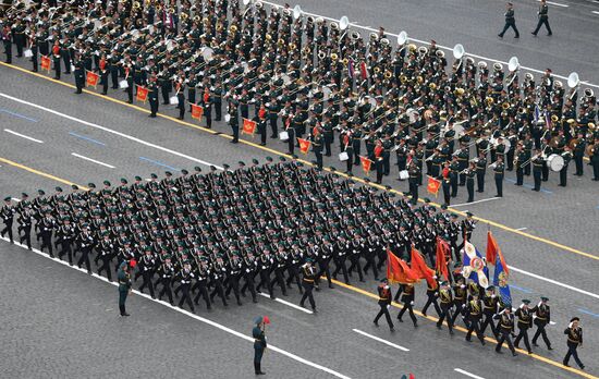 Военный парад в честь 76-й годовщины Победы 