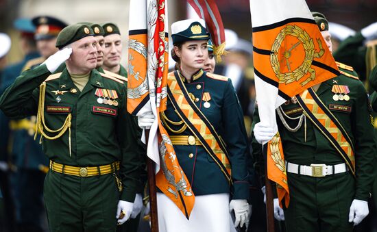 Военный парад в честь 76-й годовщины Победы 