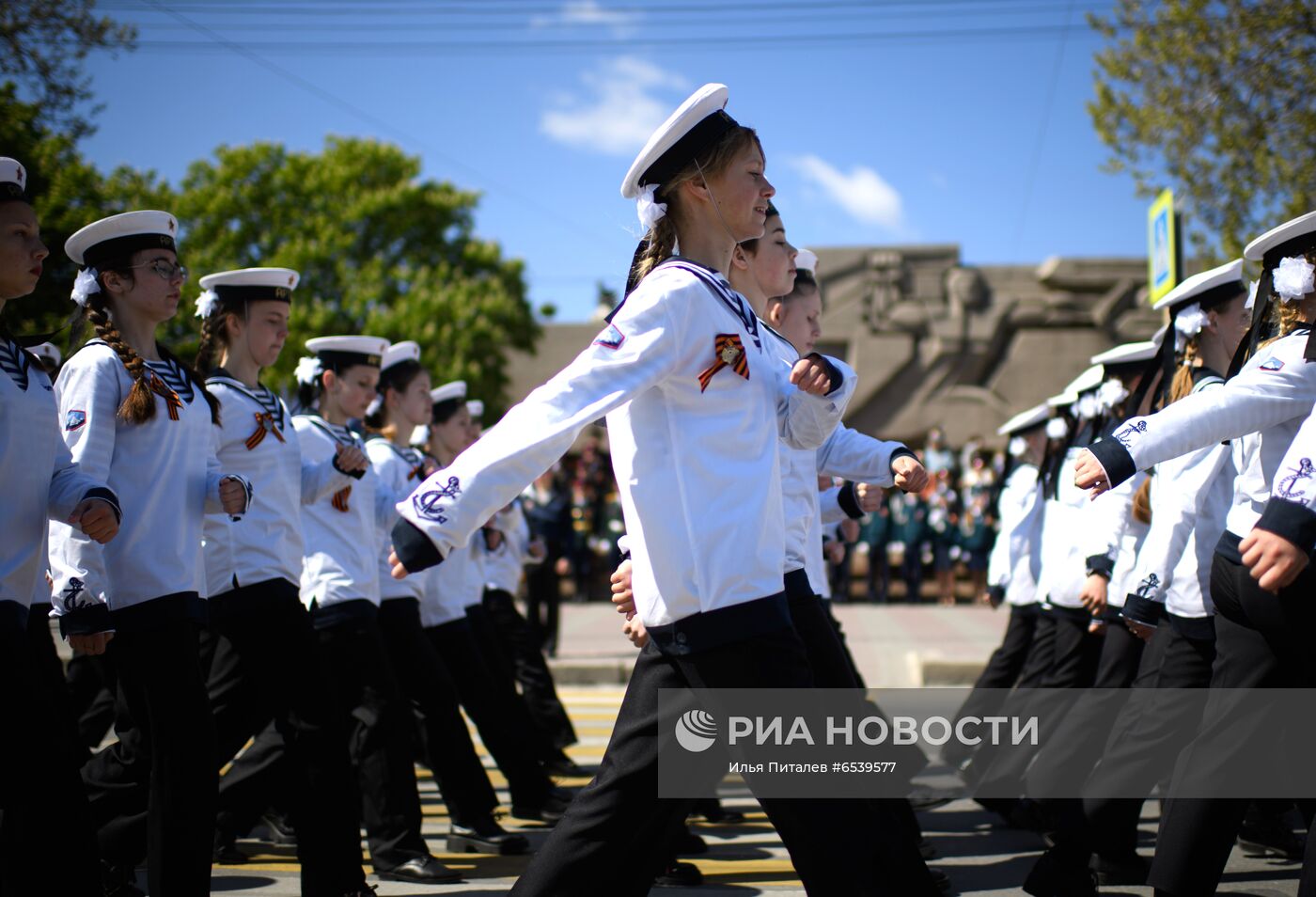 Военный парад в городах России, посвящённый 76-й годовщине Победы 