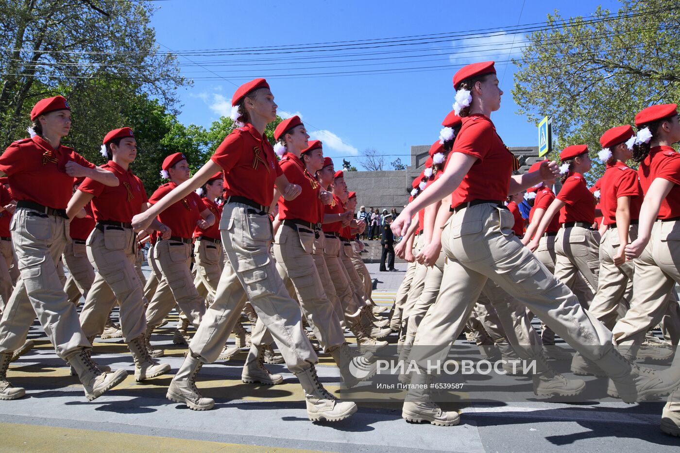 Военный парад в городах России, посвящённый 76-й годовщине Победы 