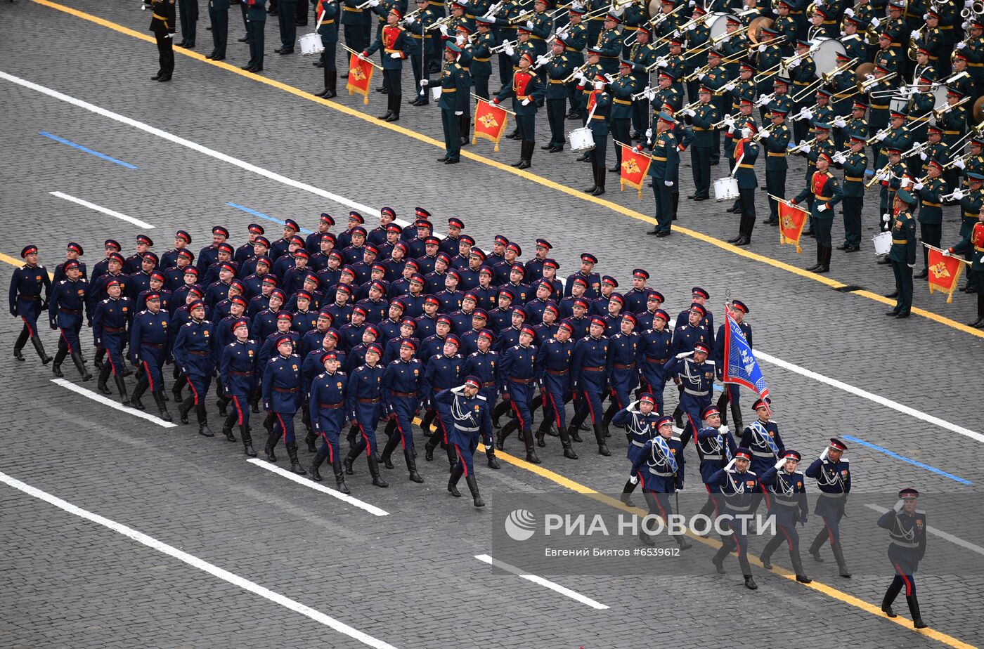 Военный парад в честь 76-й годовщины Победы 