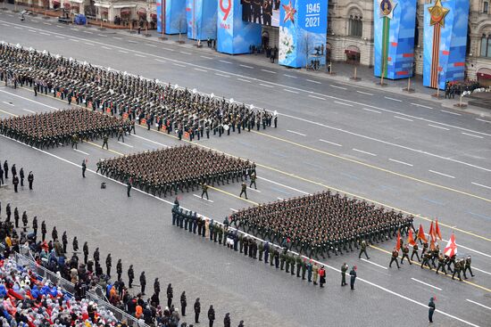 Военный парад в честь 76-й годовщины Победы 