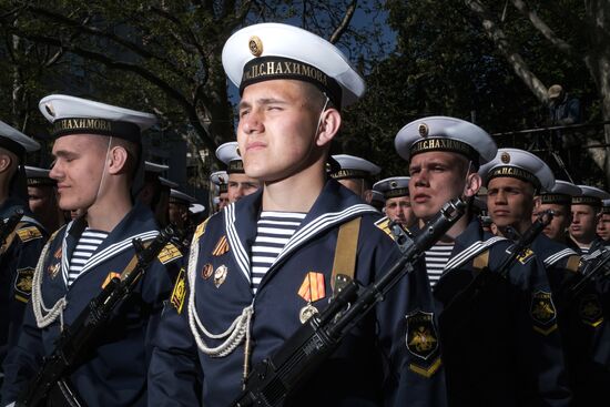 Военный парад в городах России, посвящённый 76-й годовщине Победы 
