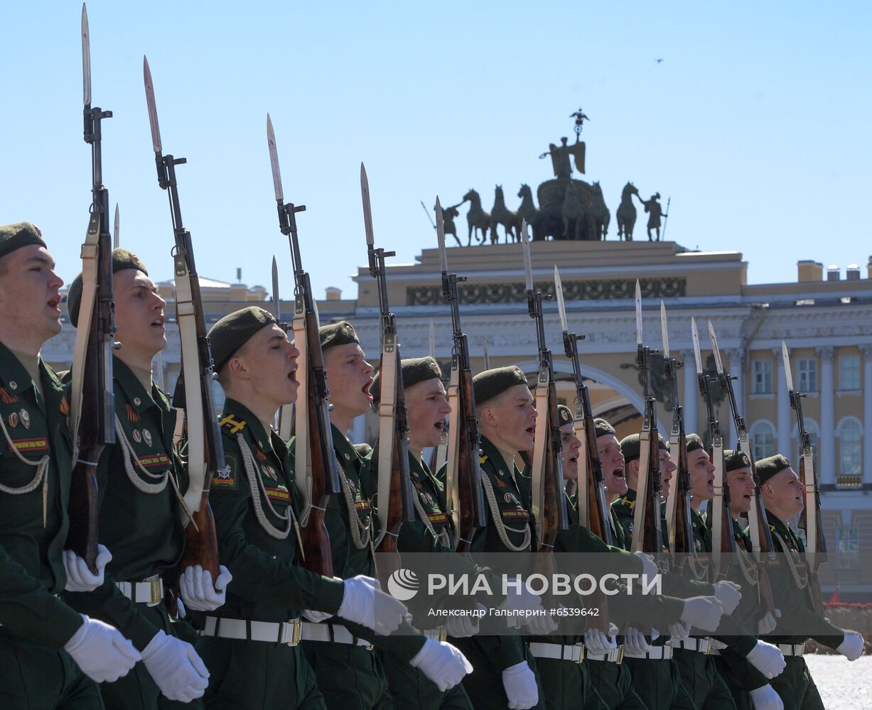 Военный парад в городах России, посвящённый 76-й годовщине Победы