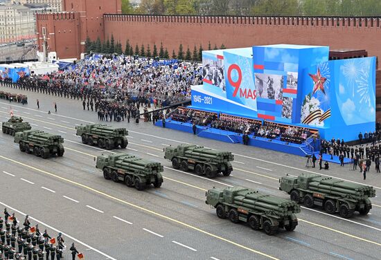 Военный парад в честь 76-й годовщины Победы 