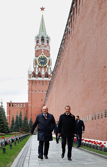 Президент РФ В. Путин на военном параде в честь 76-й годовщины Победы в ВОВ