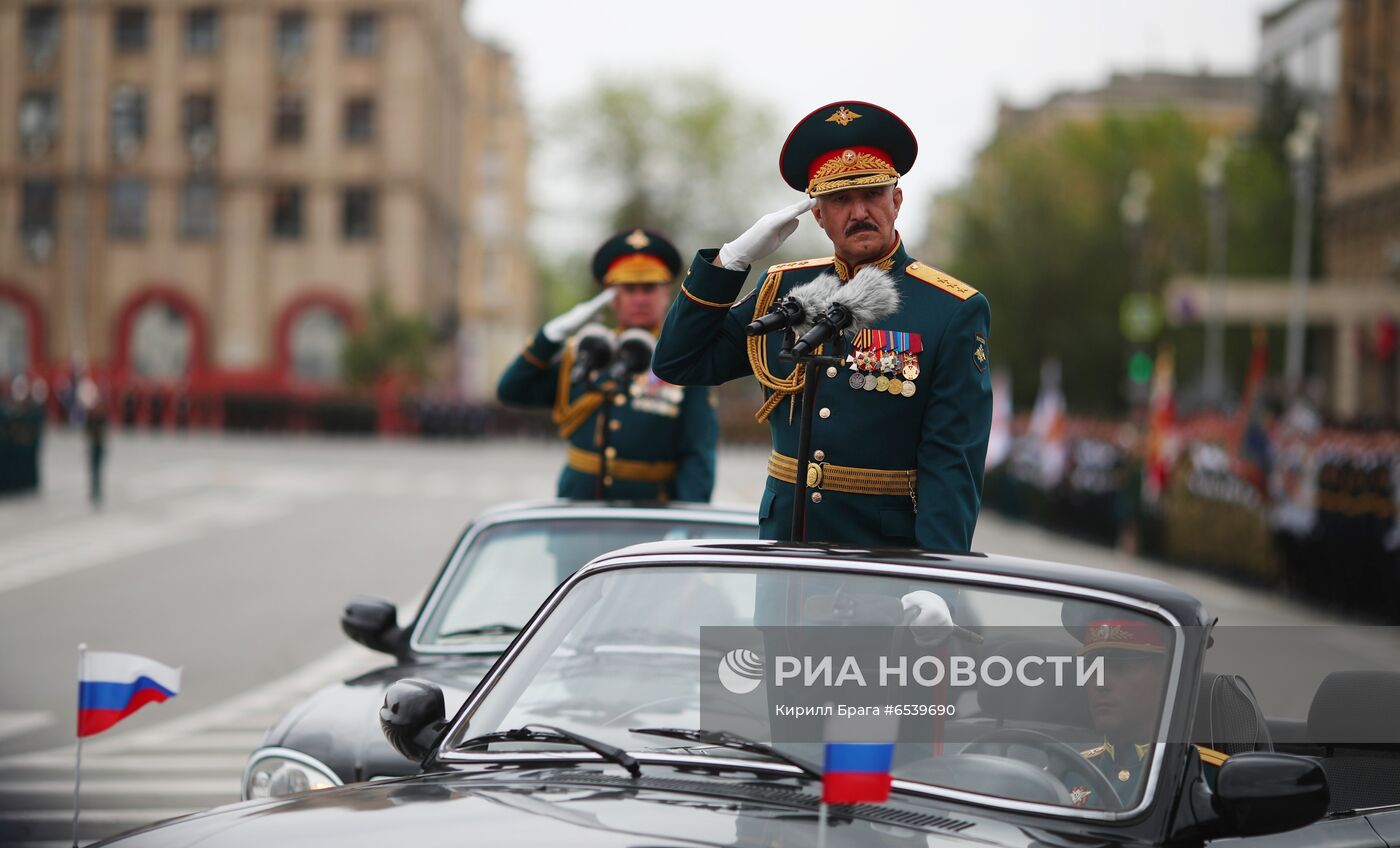 Военный парад в городах России, посвящённый 76-й годовщине Победы