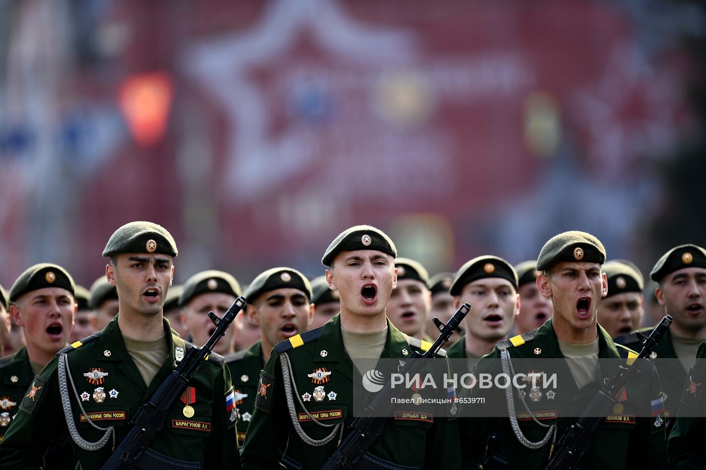 Военный парад в городах России, посвящённый 76-й годовщине Победы