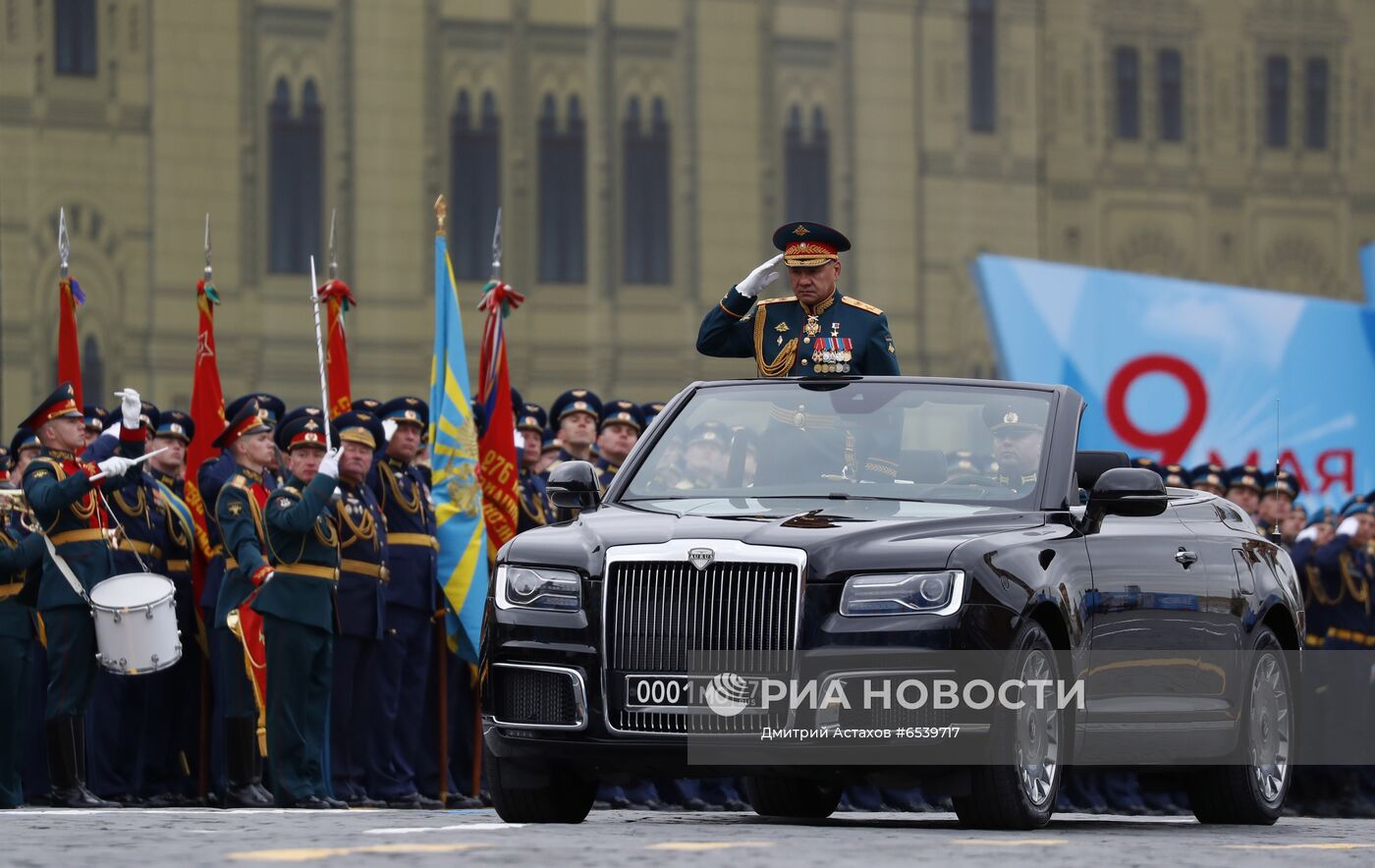 Военный парад в честь 76-й годовщины Победы