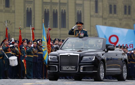 Военный парад в честь 76-й годовщины Победы 