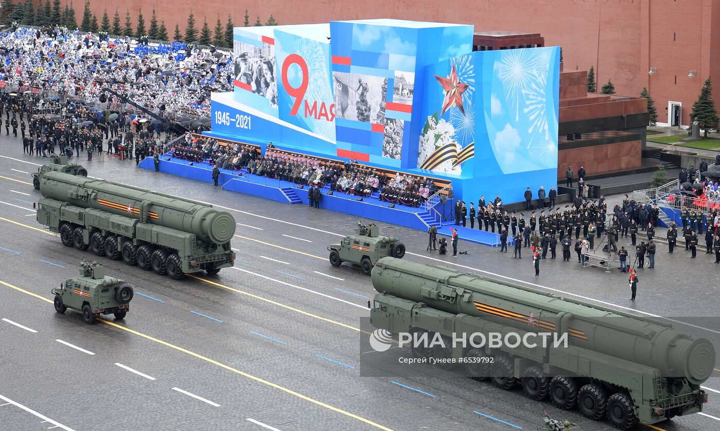 Военный парад в честь 76-й годовщины Победы 