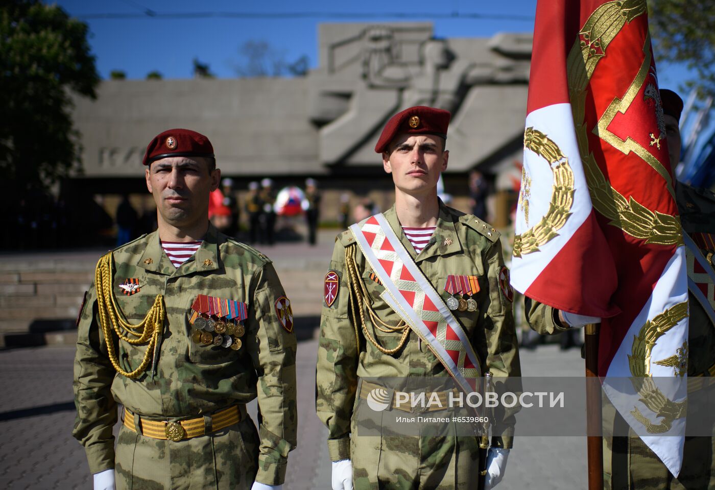 Военный парад в городах России, посвящённый 76-й годовщине Победы 