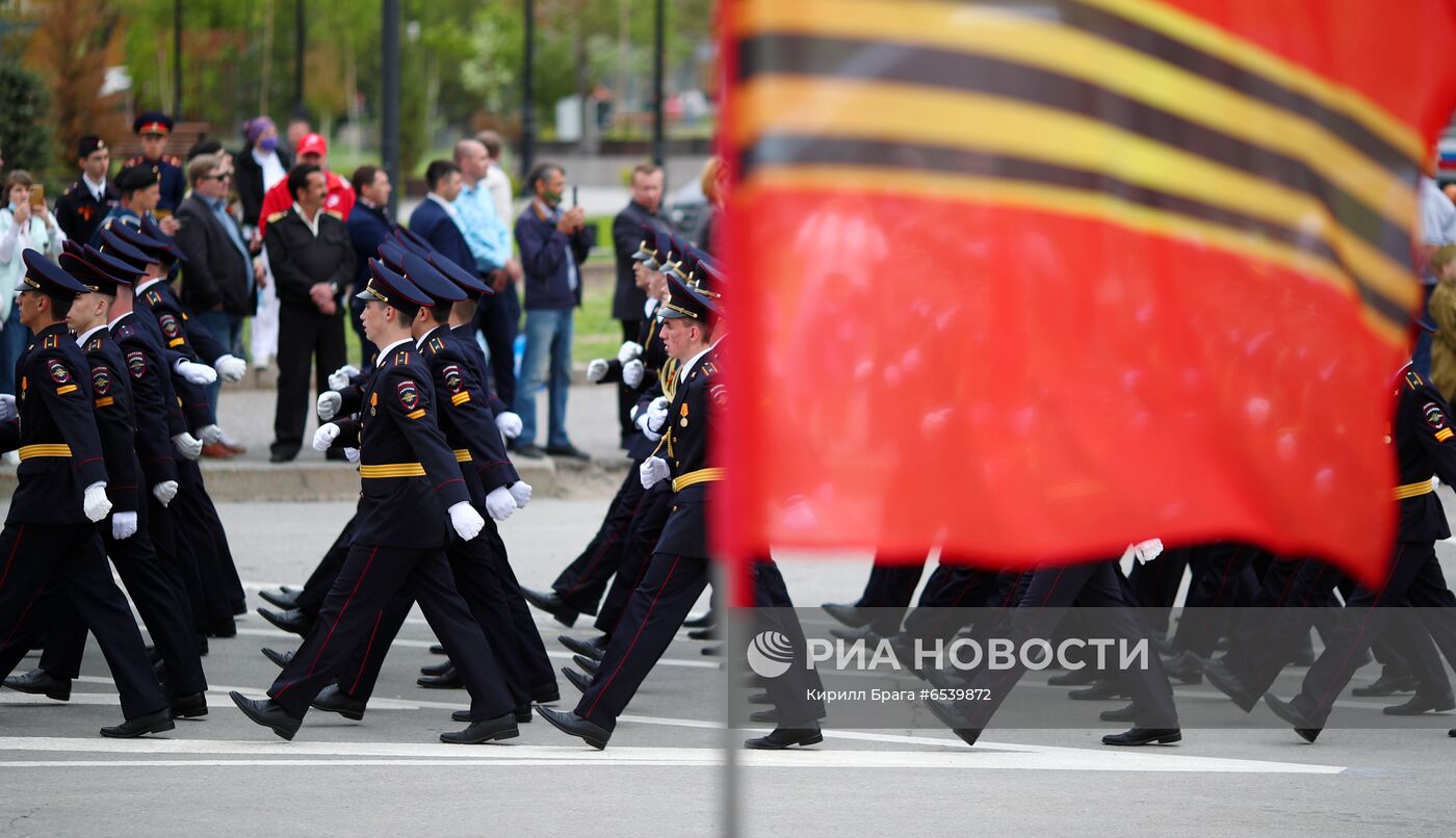 Военный парад в городах России, посвящённый 76-й годовщине Победы